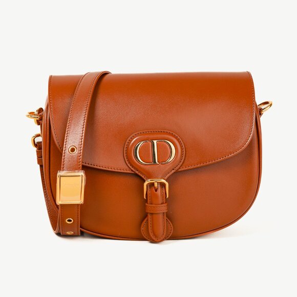 Christian Dior Brown Leather Medium Bobby Shoulder Bag - Picture 1 of 15
